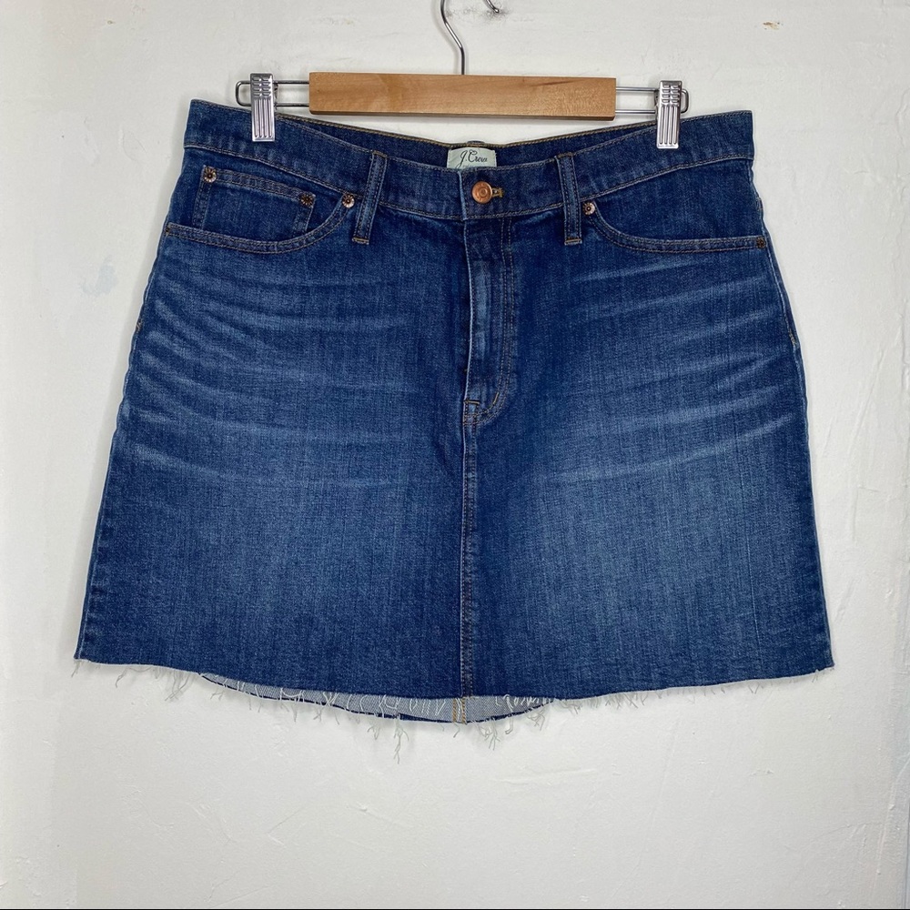 NWT J Crew Denim Skirt